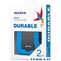 Внешний жесткий диск HDD 2.5" 2Tb AData HD330 USB 3.0 Синий (AHD330-2TU31-CBL)