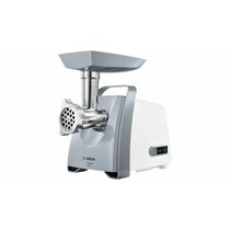 Мясорубка Bosch MFW66020 белый/ серый (1800 Вт; скоростей -1; насадки: для колбас/ кеббе; 3 кг/ мин)