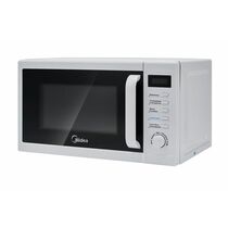 Микроволновая печь соло Midea AM820CUK-W серебристый (20 л, 800 Вт, управление - электронное)