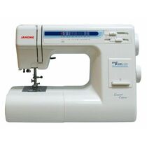 Швейная машина Janome My Excel 1221 белый (электромеханическая, челнок - горизонтальный, швейных операций - 18, петля - автомат)