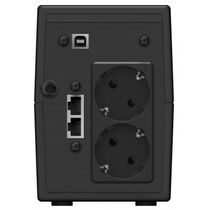ИБП Ippon Back Power Pro II 600 ВА/ 360 Вт, 2*Euro, AVR, USB, RJ45 ( Аккумулятор 12 V/ 7,0 Ah*1)
