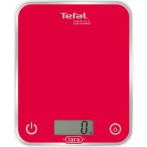 Весы кухонные электроные Tefal BC5003V2 красный (точность измерения: 1 г, предел взвешивания: 5 кг)