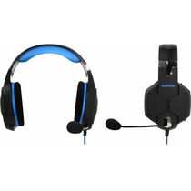 Наушники полноразмерные Smartbuy Rush VIPER с микрофоном, игровые, mini jack 3.5 mm, черный/ синий  (SBHG-2000)
