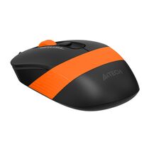 Мышь A4Tech Fstyler FM10 оптическая, проводная, USB, офисная, черный/ оранжевый (FM10 ORANGE)