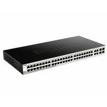 Управляемый коммутатор 48 портов: D-Link DGS-1210-52 (48х10/ 100/ 1000 Мбит/ с,4хSFP,4х100/ 1000 Мбит/ с/ SFP) 2 уровня