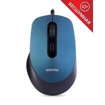 Мышь Smartbuy ONE 265-B оптическая, проводная, USB, офисная, бесшумный клик, синий (SBM-265-B)