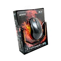 Мышь A4Tech V-Track F5 лазерная, проводная, USB, игровая. черный (V-Track F5)