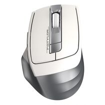 Мышь A4Tech Fstyler FG35 оптическая, беспроводная, USB, офисная, бело-серый (FG35 WHITE)