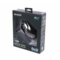 Мышь A4Tech X89 оптическая, проводная, USB, игровая, с подсветкой, черный (X89 (MAZE))