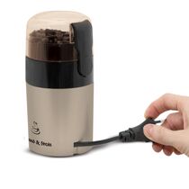 Кофемолка электрическая Zigmund & Shtain ZCG-08 коричневый (150 Вт, ротационный нож, 75 г)