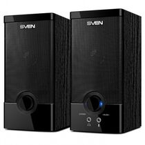 Акустическая система Sven 2.0 SPS-603 6W, mini Jack 3.5 мм, черный (SV-015183)