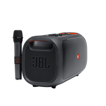 Акустическая система JBL 2.0 PartyBox On-The-Go 100W, mini Jack 3.5 мм + Bluetooth, черный (JBLPARTYBOXGOBRU)
