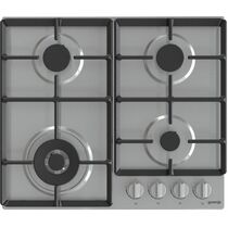 Газовая варочная панель Gorenje GW641EX серебристый ( конфорок -  4 шт,  панель - нержавеющая сталь, 60х52 см)