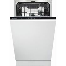Встраиваемая посудомоечная машина Gorenje GV520E10 белый (1930 Вт, программ - 5, конденсационная, расход воды - 15 л, ШxГxВ - 44.8x55x81.5 см)