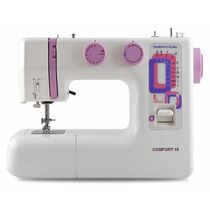 Швейная машина Comfort 18 белый (электромеханическая, челнок - вертикальный, швейных операций - 18, петля - автомат)