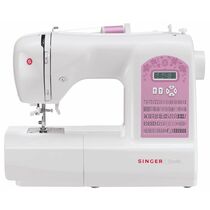 Швейная машина Singer Starlet 6699 белый-розовый (электромеханическая, челнок - горизонтальный, швейных операций - 100, петля - автомат)