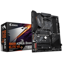 Материнская плата Gigabyte sAM4: B550 AORUS ELITE V2 [AMD B550, 4*DDR4, 3*PCIEx16, 1*PCIEx1, 4*Sata3, 4 порта*USB3, DisplayPort, HDMI, ATX]