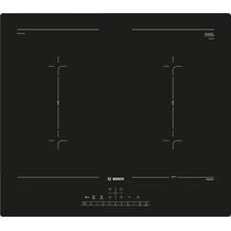 Индукционная варочная панель Bosch PVQ611FC5E черный ( конфорок -  4 шт,  панель - стеклокерамика, 59.20х52.20 см)