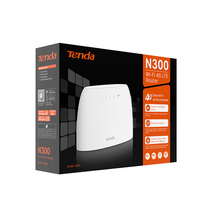 Маршрутизатор: Tenda 4G03 (2.4 ГГц, 1хWAN, 1х10/ 100 Мбит/ с, 2,4 ГГц 300 Мбит/ с) 4G/ 3G SIM Card Slot