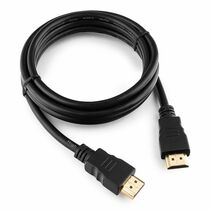 Кабель HDMI 1.8м Gembird/ Cablexpert v1.4 черный, позол. разъемы, экран, пакет (CC-HDMI4-6)