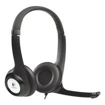 Наушники накладные Logitech H390 с микрофоном, для офиса, USB, черный (981-000406)