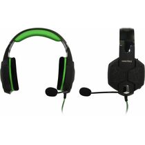 Наушники полноразмерные Smartbuy Rush TAIPAN с микрофоном, игровые, USB, черный/ зеленый (SBHG-3100)