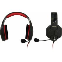Наушники полноразмерные Smartbuy Rush TAIPAN с микрофоном, игровые, USB,  черный/ красный (SBHG-3200)