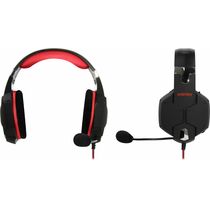 Наушники полноразмерные Smartbuy Rush VIPER с микрофоном, игровые, mini jack 3.5 mm, черный/ красный (SBHG-2200)