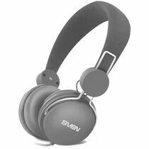 Наушники накладные Sven AP-320M с микрофоном, mini jack 3.5 mm, черный  (SV-015374)