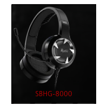 Наушники полноразмерные Smartbuy RUSH MACE с микрофоном, игровые, mini jack 3.5 mm, черный (SBHG-8000)