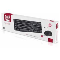 Комплект (клавиатура +мышь) Smartbuy ONE 236374AG беспроводной, классический, USB, черный (SBC-236374AG-K)