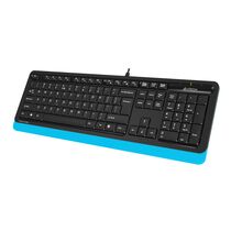 Клавиатура A4Tech Fstyler FK10, проводная, мультимедийная, USB, черный/ синий (FK10 BLUE)