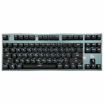 Клавиатура Gembird KBW-G540L, беспроводная, USB, черный/ синий (KBW-G540L)