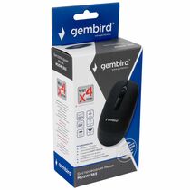 Мышь Gembird MUSW-365 оптическая, беспроводная, USB, офисная, черный (MUSW-365)