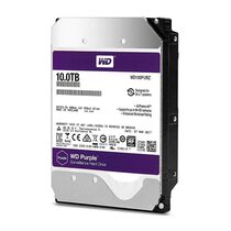 Жесткий диск HDD 3.5" SATA: 10000 Гб WD Purple [7200 rpm, 256 Мб, Sata 3 (6 Gbit/ s)] WD101PURP