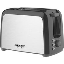 Тостер Delta DL-090 черный/ серебристый (750 Вт, количество обжаривания - 7)