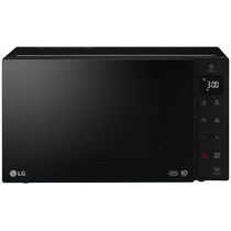 Микроволновая печь соло LG MW25R35GIS черный (1000 Вт, объем - 25 л, управление: сенсарное)
