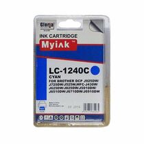 Картридж Brother LC1240C Cyan 9,6ml Dye MyInk ( MFC-J6510/ 6710/ 6910)