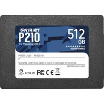 Твердотельный накопитель SSD 2.5" SATA: 512 ГБ Patriot P210 TLC [Скорость чтения/ записи: 520 МБ/ с/ 430 МБ/ с] P210S512G25