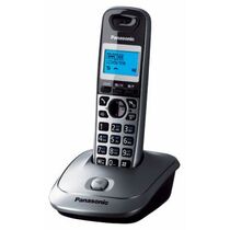 Телефон DECT Panasonic KX-TG2511 серый металлик/ черный