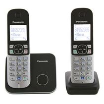 Телефон DECT Panasonic KX-TG6812 (в компл.:2шт) черный