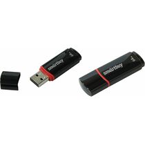 Флеш-накопитель Smartbuy 64Gb USB2.0 SB64GBCRW-K Черный (SB64GBCRW-K)