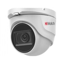Видеокамера аналоговая 8 Mp уличная HiWatch купольная, f: 2.8 мм, 3840*2160, ИК: 30 м, антивандальная (DS-T803 (2.8 mm))