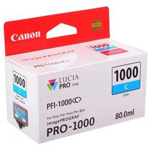 Картридж Canon PFI-1000C Cyan 80мл (imagePROGRAF PRO-1000)