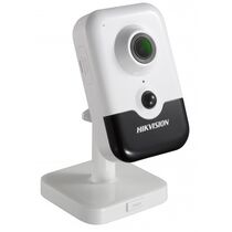 Видеокамера IP 2 Mp внутренняя Hikvision квадратная, f: 2.8 мм, 1920*1080, ИК: 10 м, карта до 128 Gb, Wifi, микрофон (DS-2CD2423G0-IW(W) (2.8 mm))