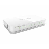 Неуправляемый коммутатор D-Link DGS-1008A ( 8x1Гбит/ с) корпус - пластик