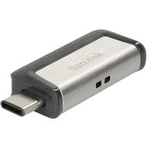 Флеш-накопитель Sandisk 128Gb USB 3.1 /  Type-C Ultra Dual Серый (SDDDC2-128G-G46)