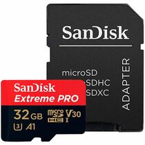Карта памяти microSDHC 32Gb Sandisk Class 10 UHS-I Extreme Pro + адаптер SD (SDSQXCG-032G-GN6MA)