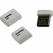 Флеш-накопитель Smartbuy 64Gb USB2.0 Lara Белый (SB64GBLARA-W)