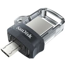 Флеш-накопитель Sandisk 32Gb microUSB/ USB3.0 Ultra Dual m3.0 Черный (SDDD3-032G-G46)